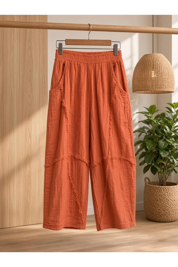 Pis Dikiş Muslin Pants