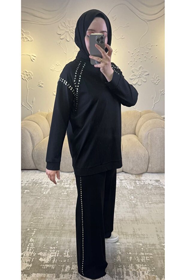 945 Zimba Detailled Suit Black