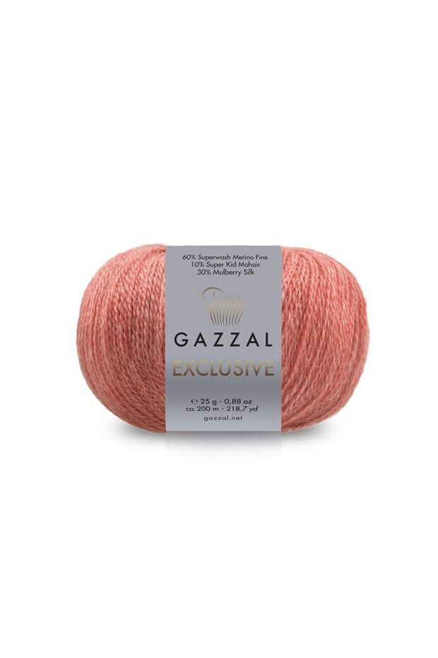 Exclusive Silk Mohair Merino Wool Hand Knitting Yarn 25 Gr 200 m - 1 Piece-9943