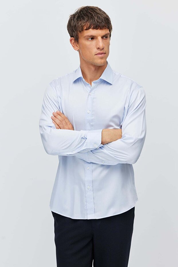 Men's Regular Fit Plain Shirt