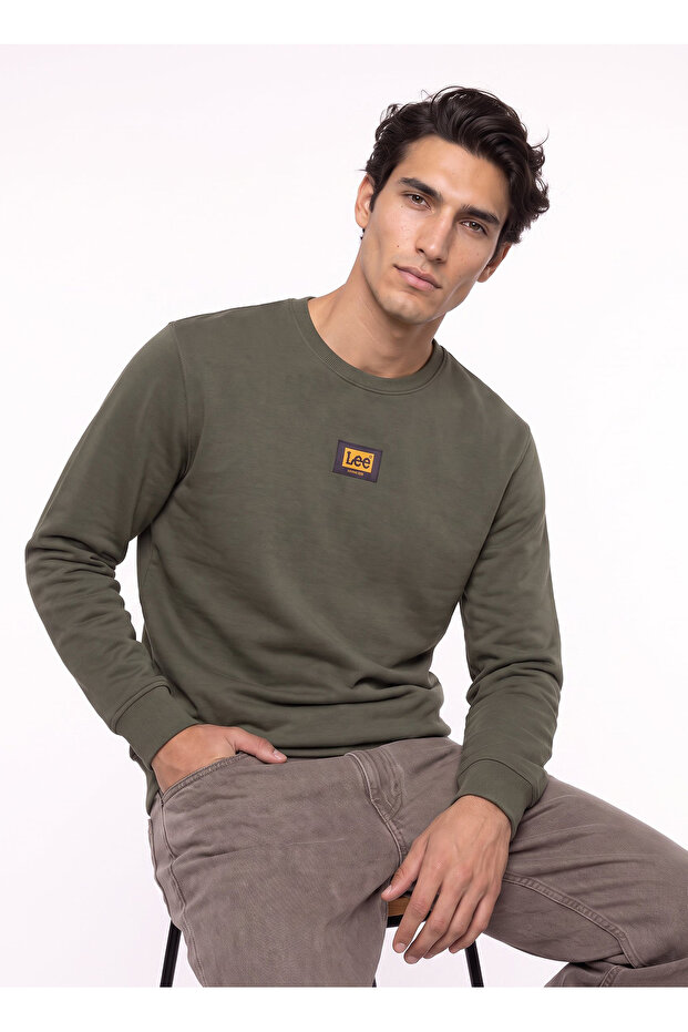 Khaki Men's Sweatshirt L2620075