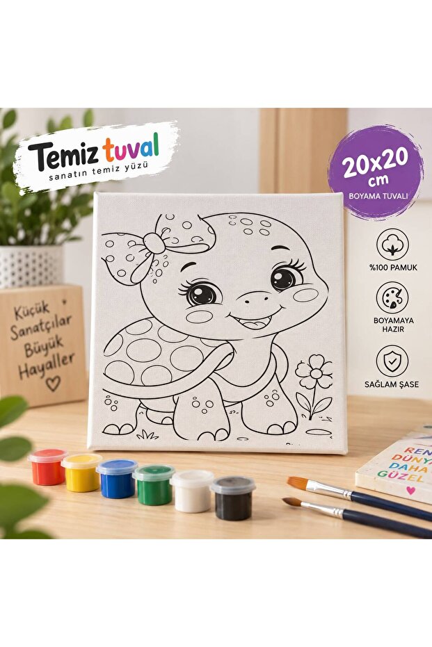 tuval 20x20 Desenli