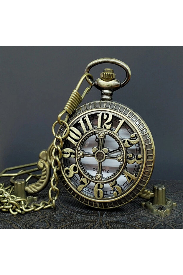 Metal Chain Clock Counted Model