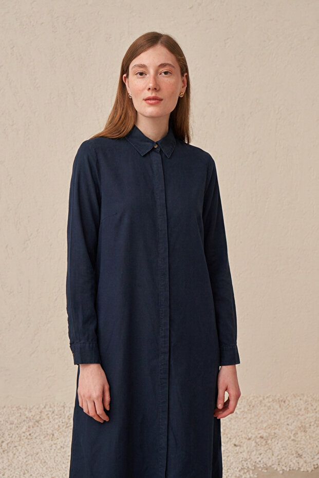 Tencel Denim Shirt Tunic