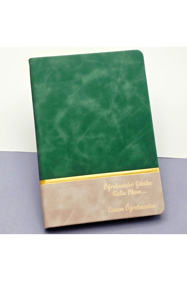 Teacher's Day Gift Green Notebook