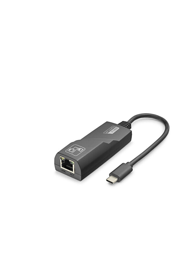 Type-C USB 3.0 Ethernet Adapter Gigabit - Black Hdx7868