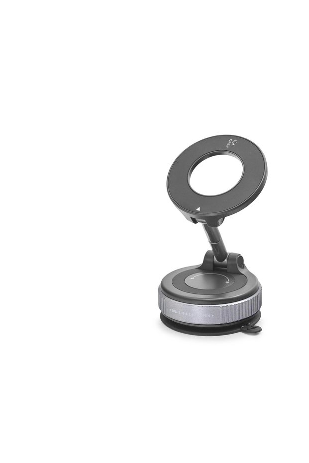 Magsafe Compatible Magnetic Suction Cup 360 °   Rotating In-Car Phone Holder Metal - Black Hdx8028