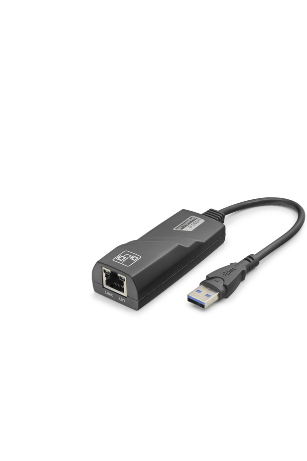 USB 3.0 Ethernet Adapter Gigabit Black Hdx7867