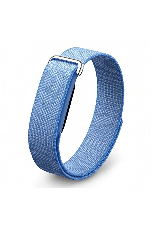 For Fitbit Air Blue Sport Nylon Braided Watch Strap For Google Fitbit Air Replacement Strap Loop Bra