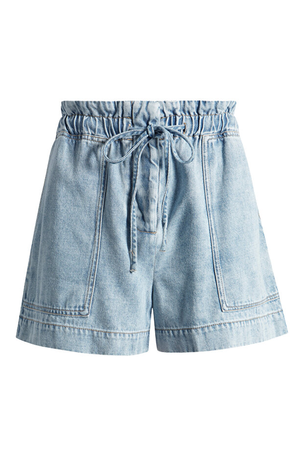 High Waist Denim Shorts
