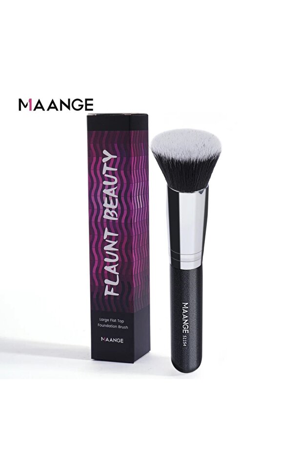 Black Maange 1PCS Makeup Brush with Box Foundation Concealer Powder Blush Contour Brush Dense Soft B