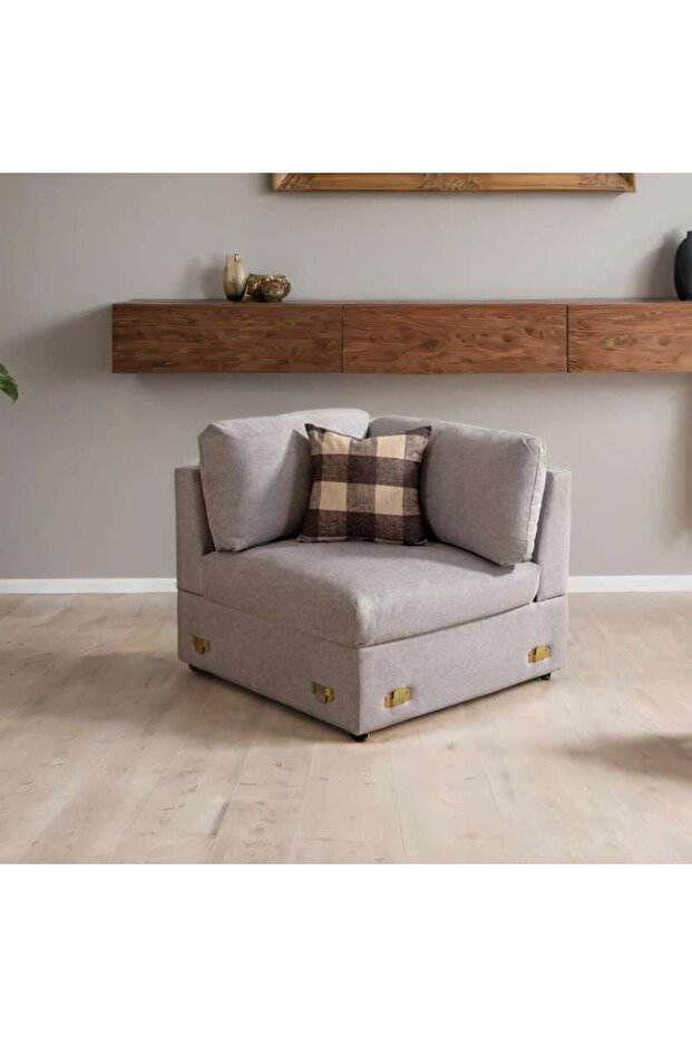 Specialty Single Seater Corner Sofa - Grey
