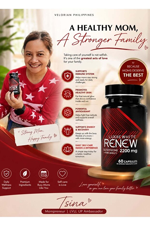 Renew - Glutathione + Pure Barley + Collagen - 60 Capsules