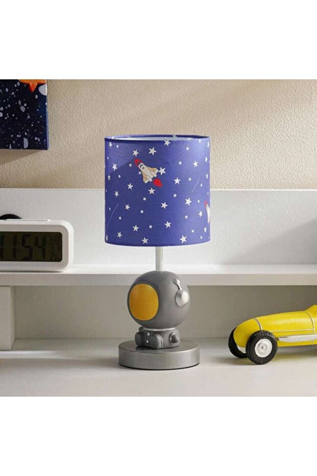 Astronaut E14 Ceramic Table Lamp Dia 15x33.5cm - Blue
