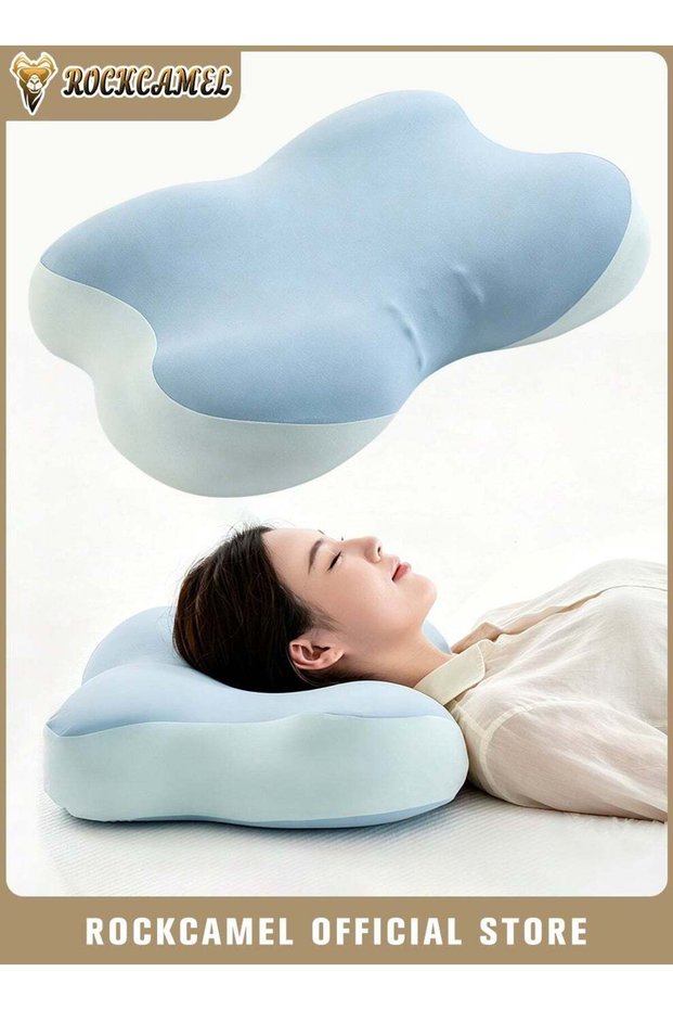 Butterfly Neck Support Pillow, Breathable Memory Foam Pillow, Zoned Support Sleep Pillow,
