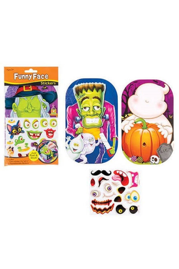 Halloween Funny Face Stickers-pack 4
