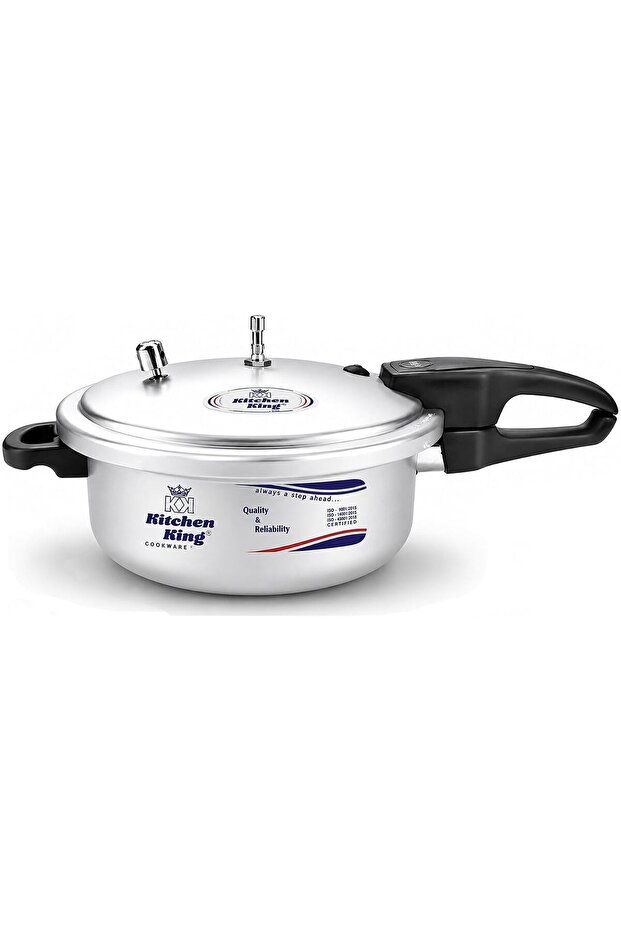 kk Feast Pressure Cooker, 4 Point Safety System, Smart Cooking Technology, Promotes Healthy Cooking, PFOA Free, Energy Saving Meals for Professionals & Home Use (3 Liters)