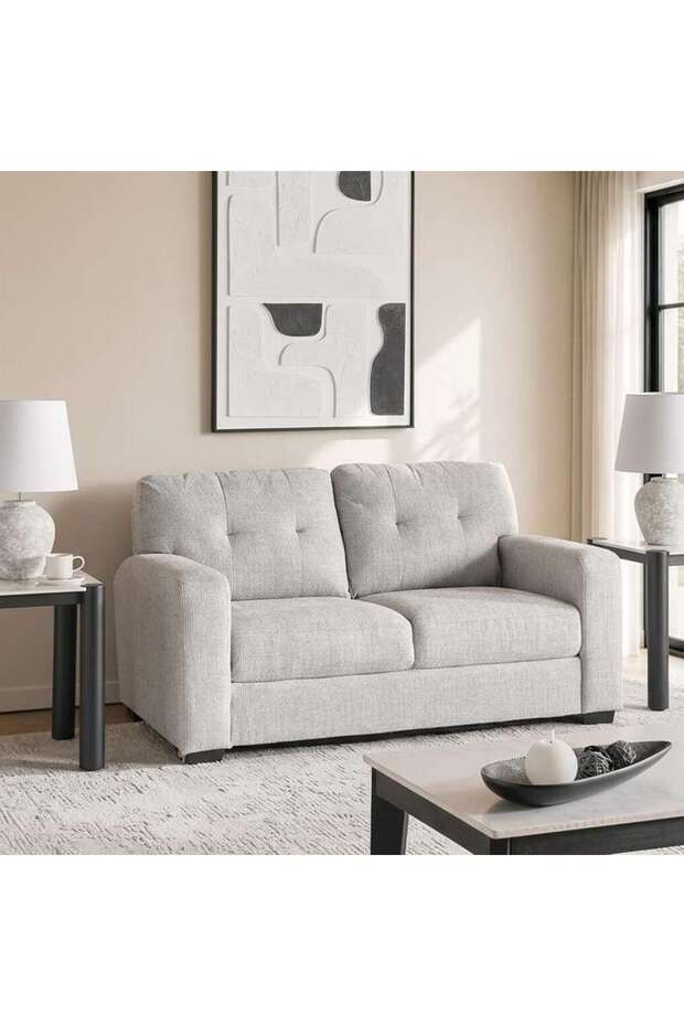 Royalstar 2-seater Sofa - Light Grey