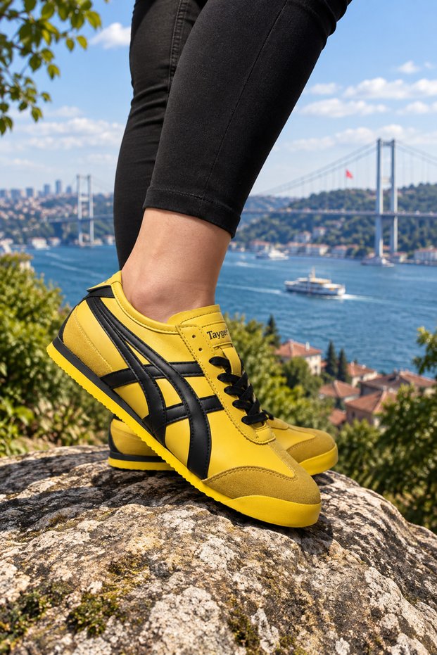 Etayger Sneaker Yellow Unisex Comfortable Lightweight Daily Sports Shoes