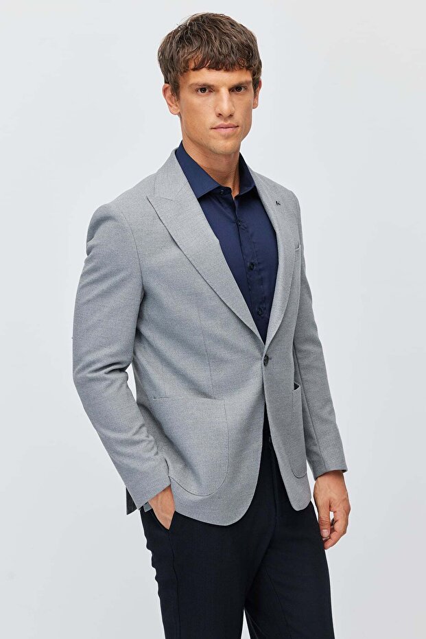 Men's Classic Cut Single Button Jacket