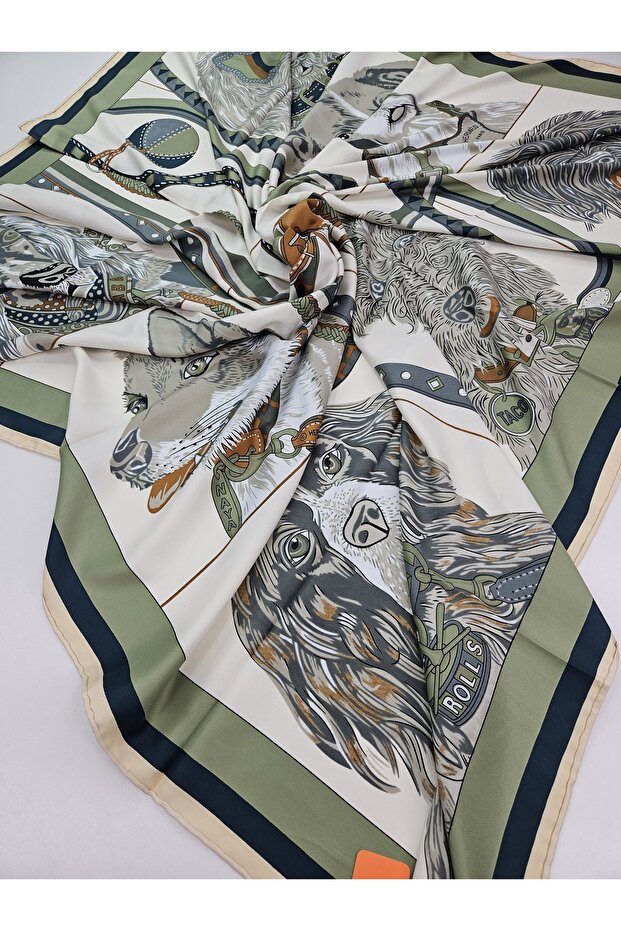 Premium Twill Patterned Large Square Shawl 140X140 cm – Shoulder Shawl & Scarf