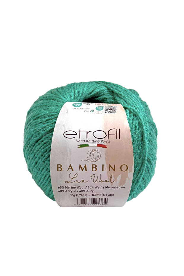 Bambino – 60% Merino Wool 40% Acrylic, 50 g / 160 m Soft Knitting Yarn-1 Pcs-70407