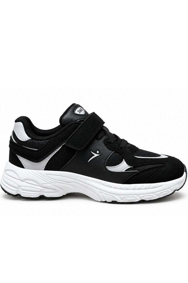 Kante Orthopedic Boys' Black Comfortable Sneaker