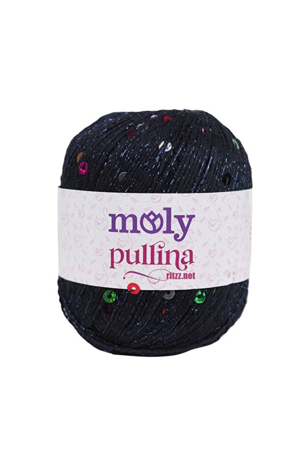 Pullina 05 Navy Blue - Colorful Sequin
