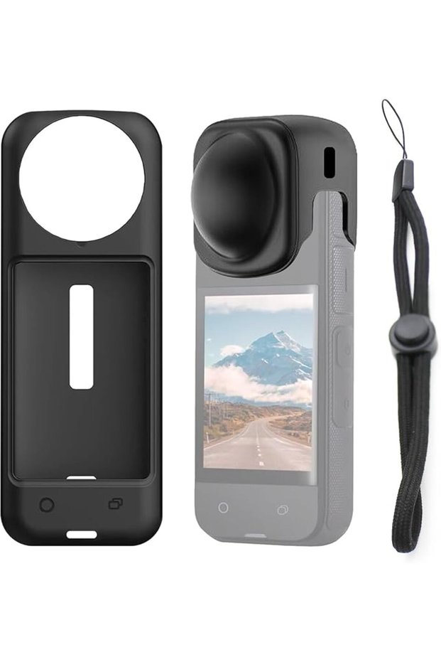 حافظة حماية لـ Insta360 X5، غطاء سيليكون لـ Insta360 X5، بديل لغطاء عدسة Insta 360 X5