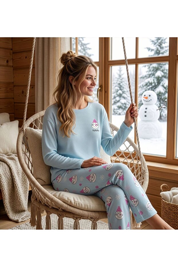Long Sleeve Breathable Soft Pajama Set