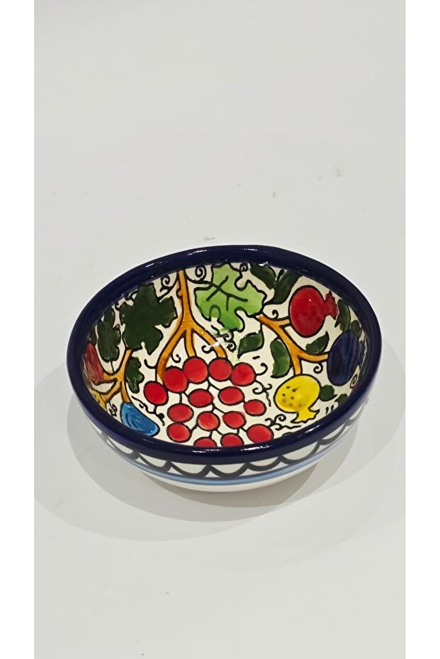 Handmade ceramic salad bowl