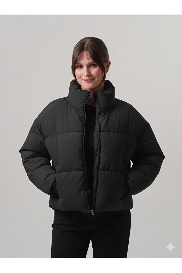 Women's Coats Inflatable Women's Crop Coats
