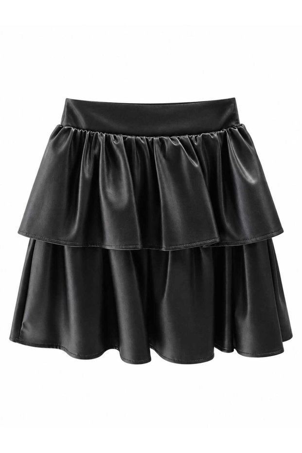Skirt, Leather Skirt, Mini Skirt, Short Skirt