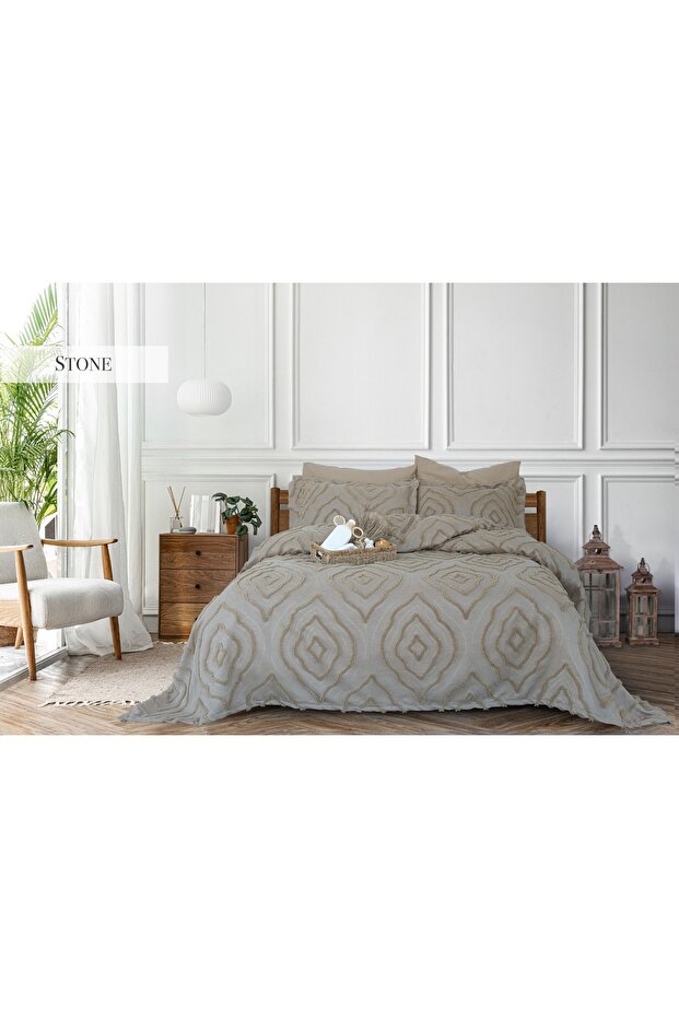 Double Bedspread Esedra Stone