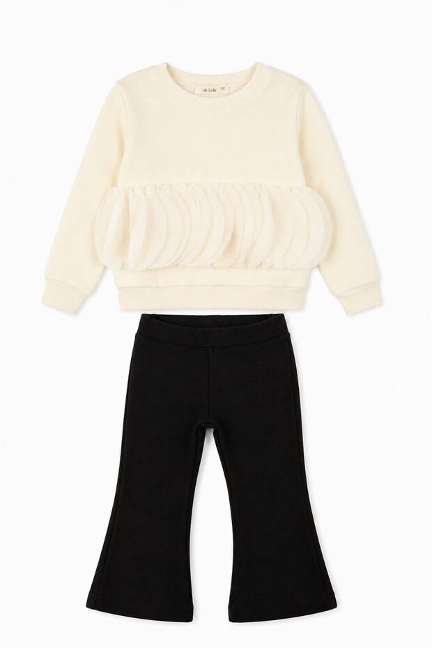 1-4 Years Giselle Rose Girls' Set-Ecru