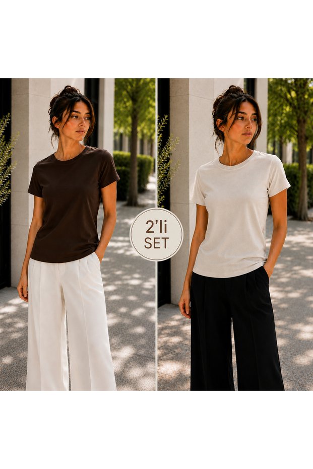Women's Basic T-Shirt Crew Neck Short Sleeve Ultra Soft Relaxed Fit