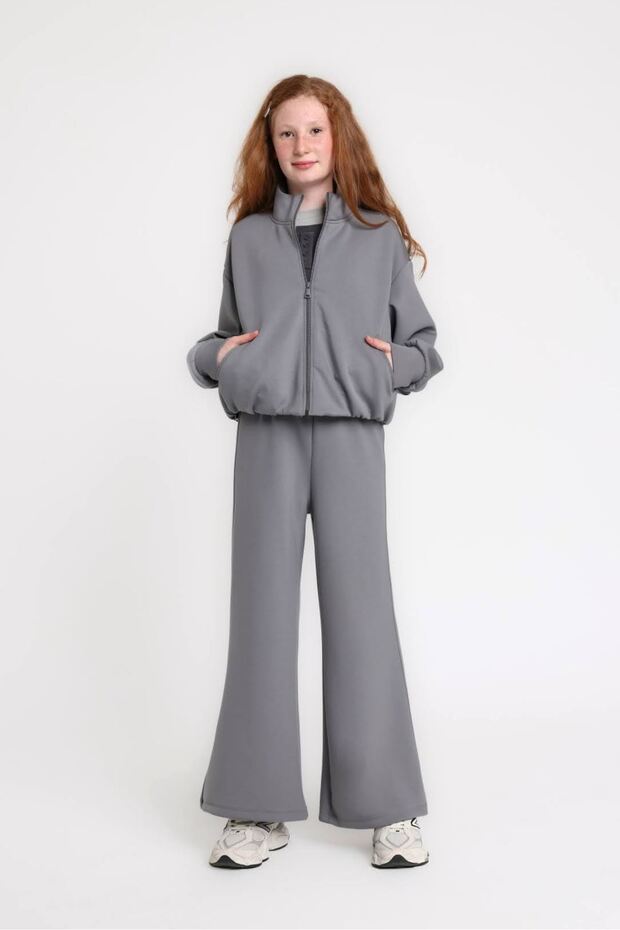 10-14 Years Estella Sofia Girls' Set - Space Gray