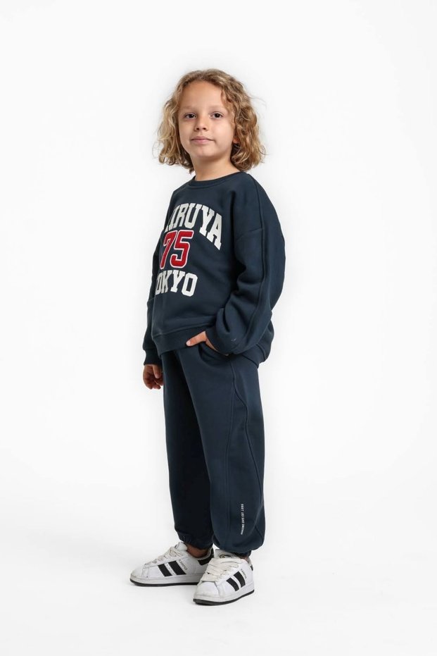 1-5 Years Old Milo James Boy's Suit - Navy Blue