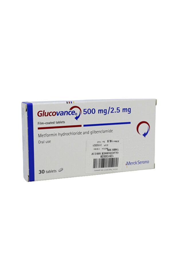 GLUCOVANCE 500MG/2.5MG TAB 30S
