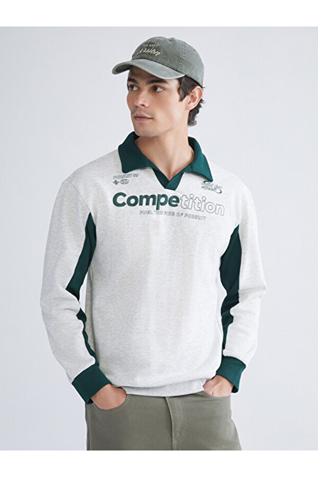 I Devrik Roba Collar Men's Sweatshirt from Freezen Store