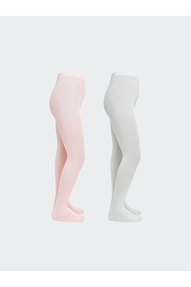 Rmz Gi̇yi̇m Farkiyla Girls' Pantyhose 2-Pack