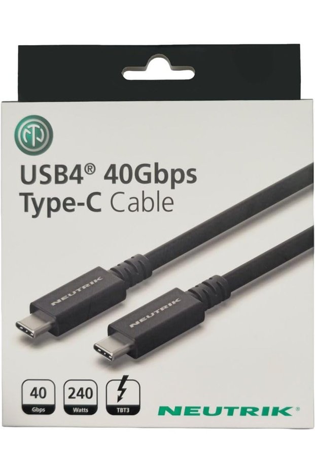 USB4 40Gbps Typce-C Kablo 0,8 m