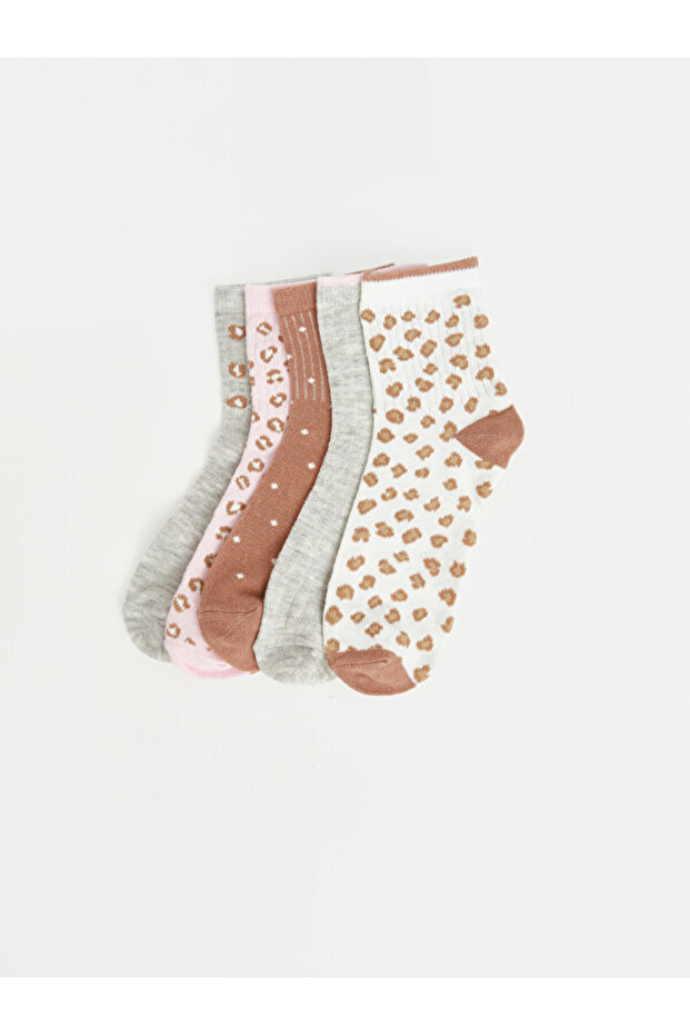 I Embroidered Girls' Socks 5-Piece Set from Freezen Store