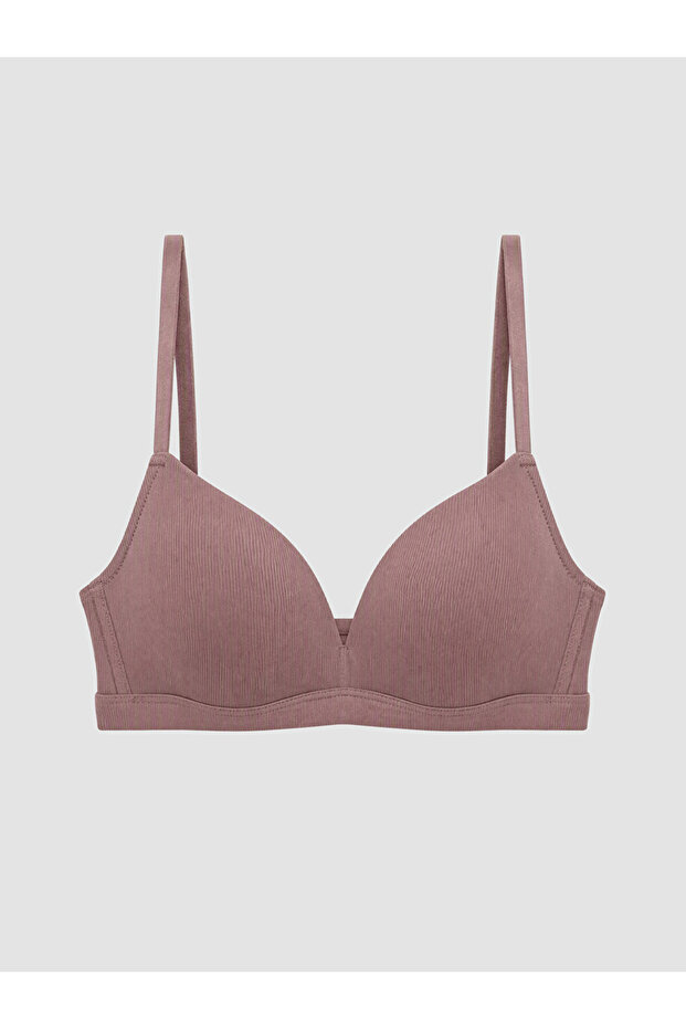 Rmz Gi̇yi̇m Farkiyla Triangle Bra Without Underwire and Without Padding