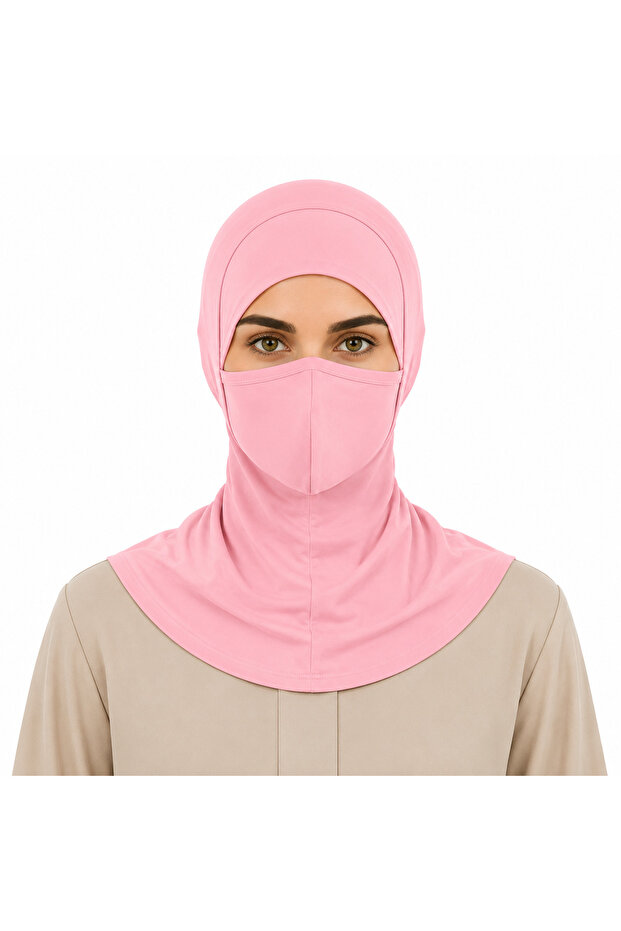 for Women –Full-Coverage Islamic Hijab with Face Covering, Modest Muslim Headscarf