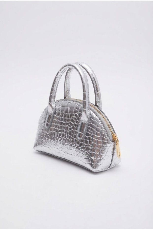 Mini Crocodile Pattern Women's Hand and Shoulder Bag