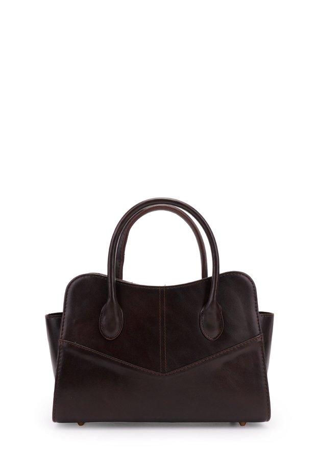 Geometric Shape Faux Leather Moscow Women's Crossbody Bag Brown