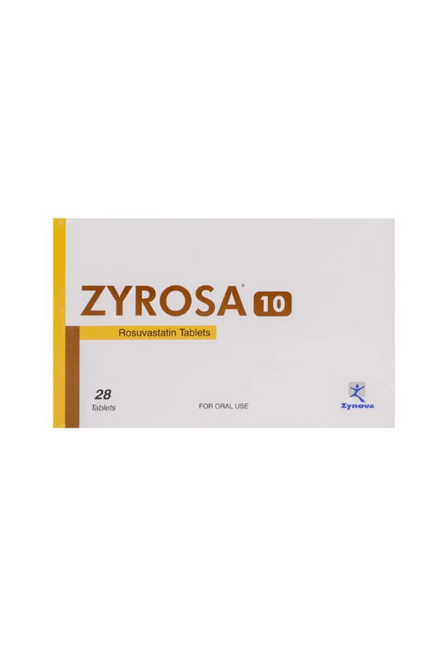 Zyrosa Rosuvastatin 10mg Tab 28s