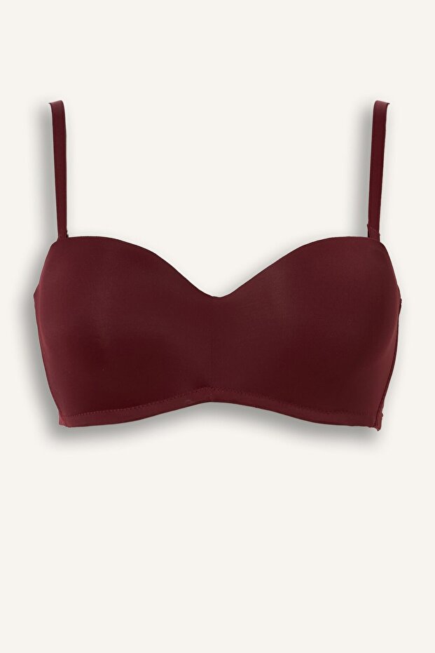 Micro Covered Half Padded Underwire Strapless Bra Y3730Az26Au