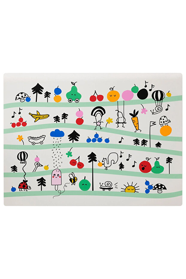 Grönfink Children's Placemat, Multi-Colored, 30X40 cm